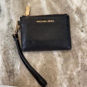 Michael Kors small wristlet black